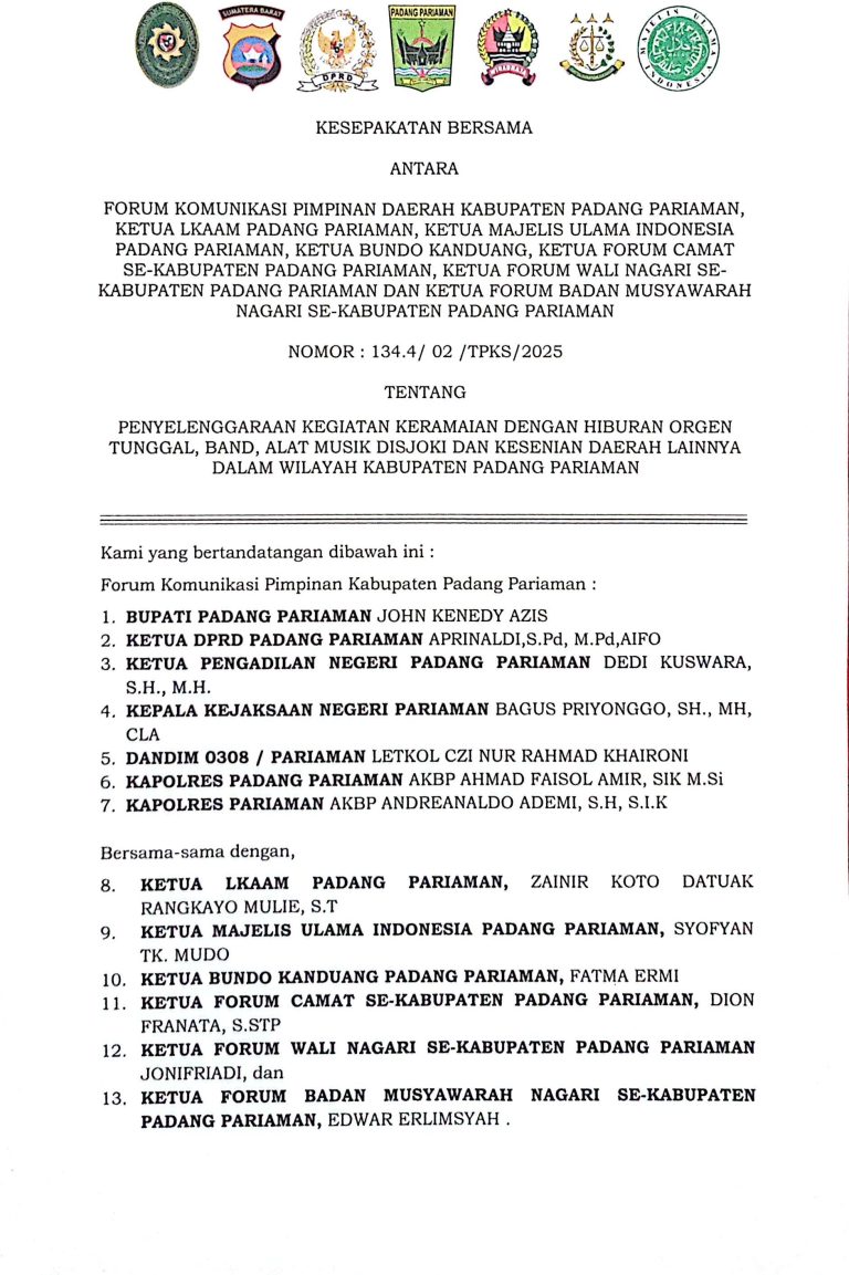 KESEPAKATAN